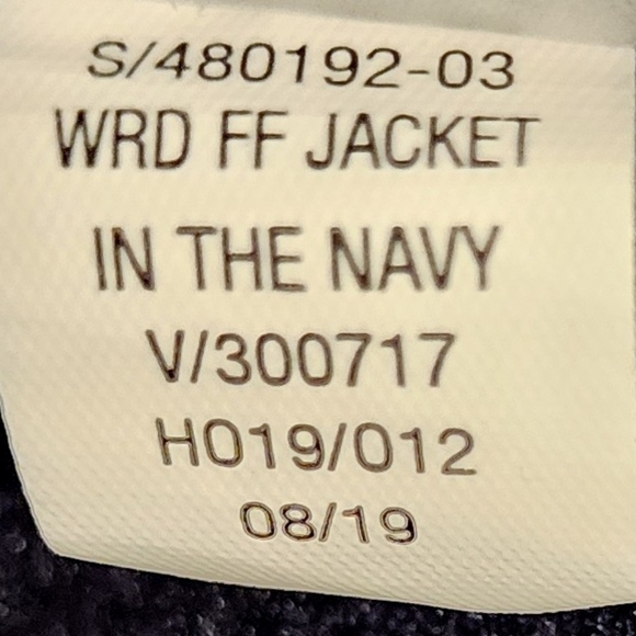 Old Navy Blue Maternity Puffer Winter Jacket Coat Size MEDIUM Zip Front - Picture 5 of 6